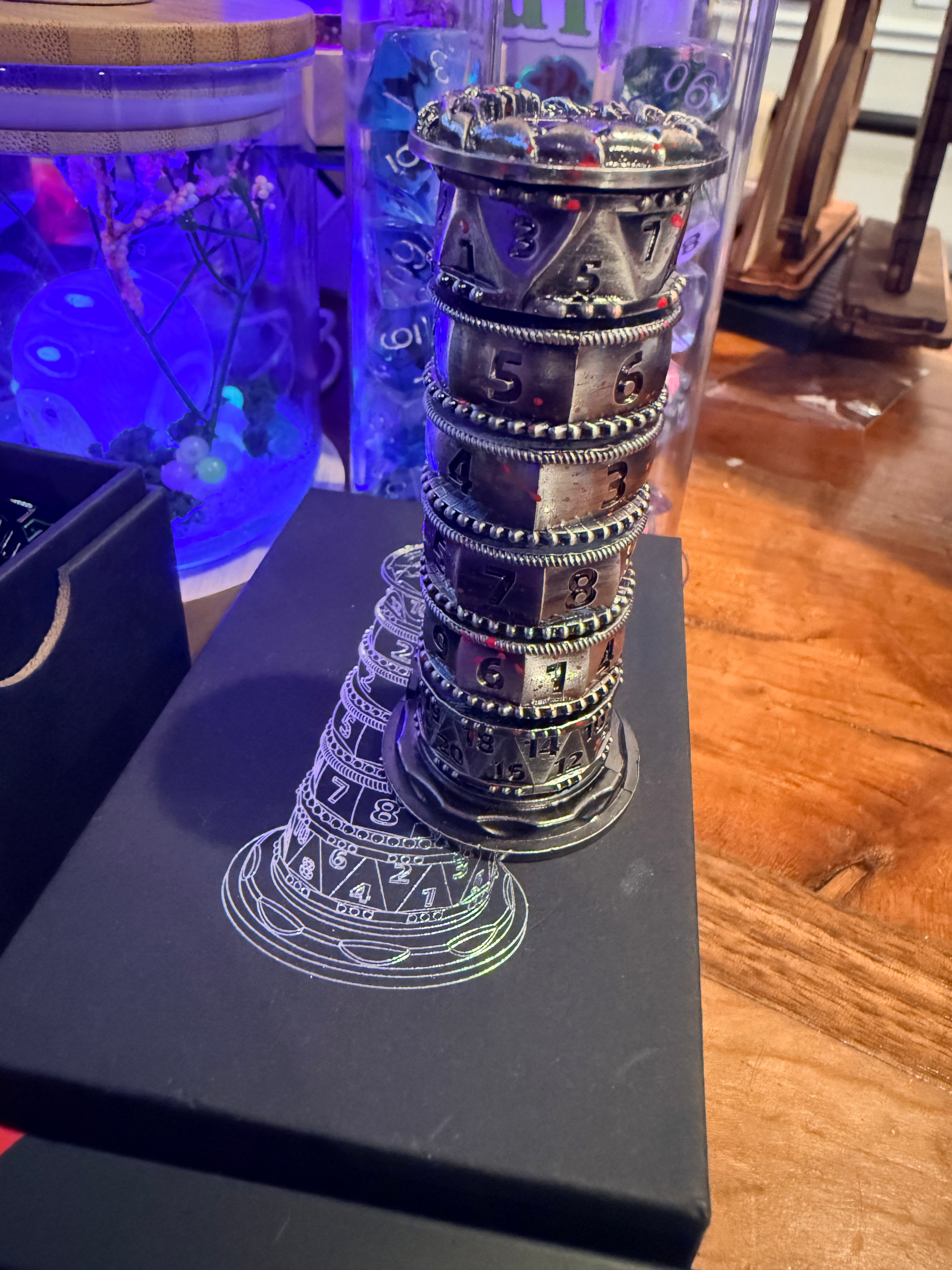 Minx Manx Monks: Prayer Wheel RPG Gaming Dice