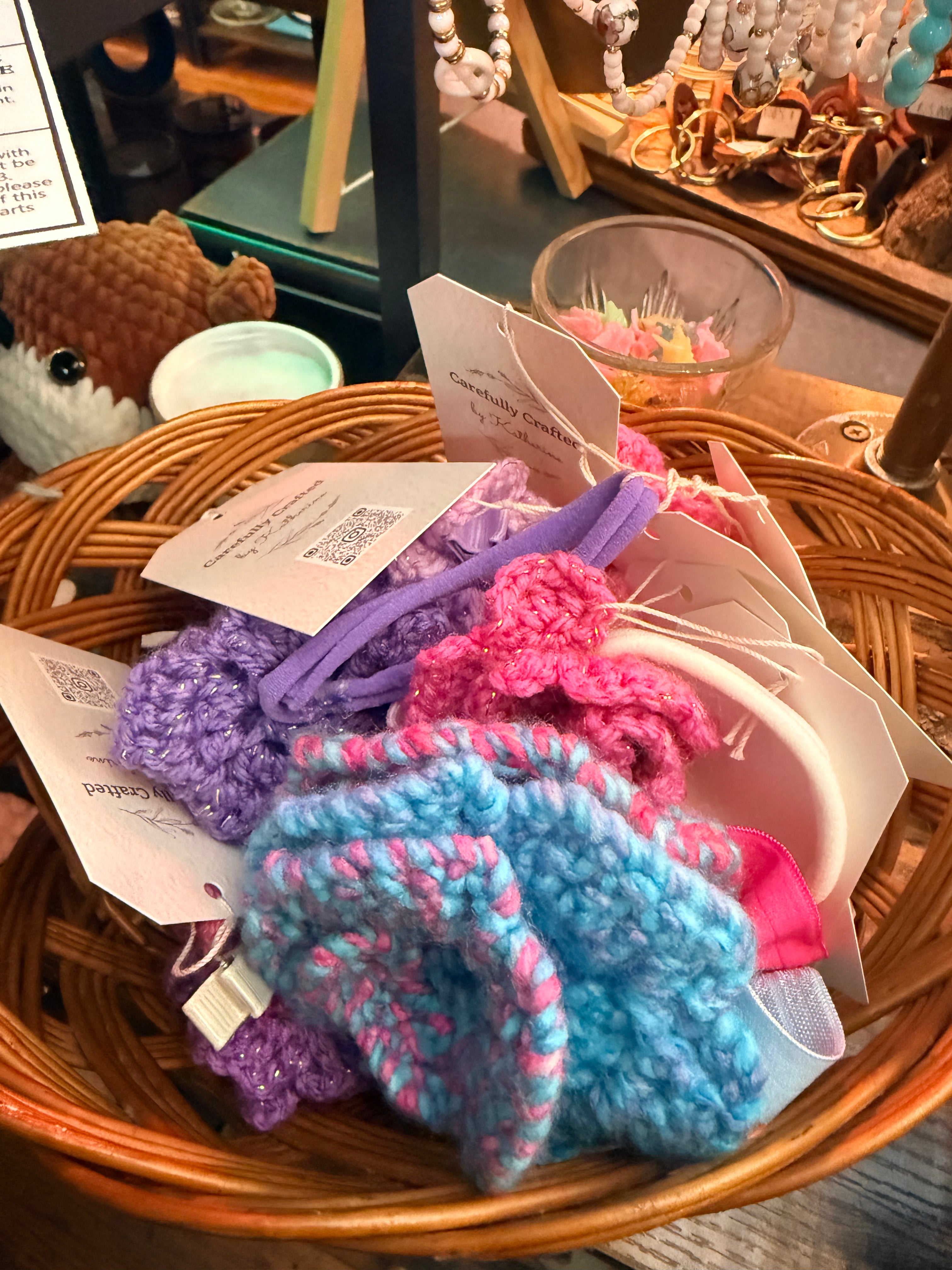 Carefully Crafted by Katherine: Crochet Bow Headbands & Clips