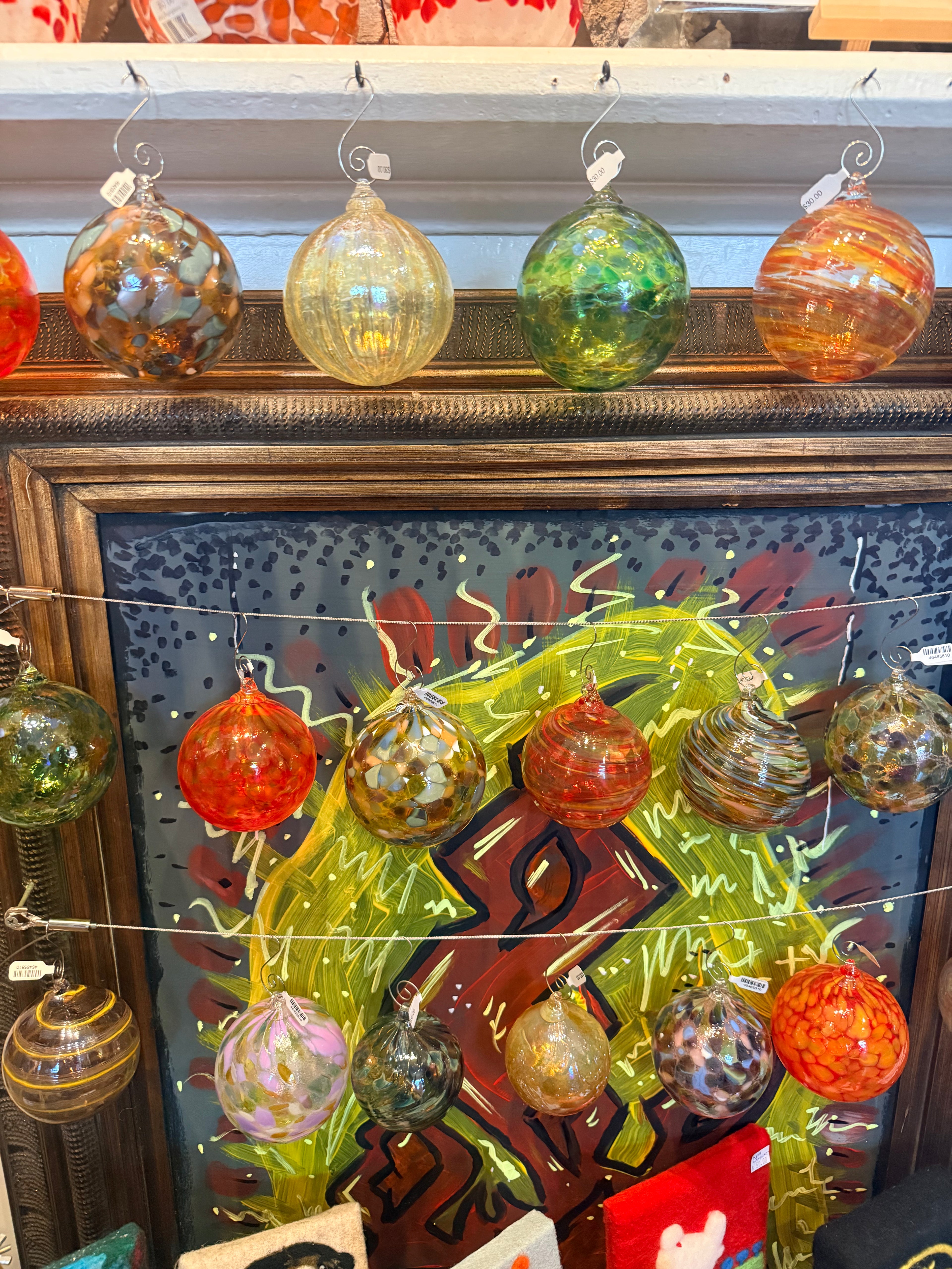 Flame Run Gallery: Glass Ornaments