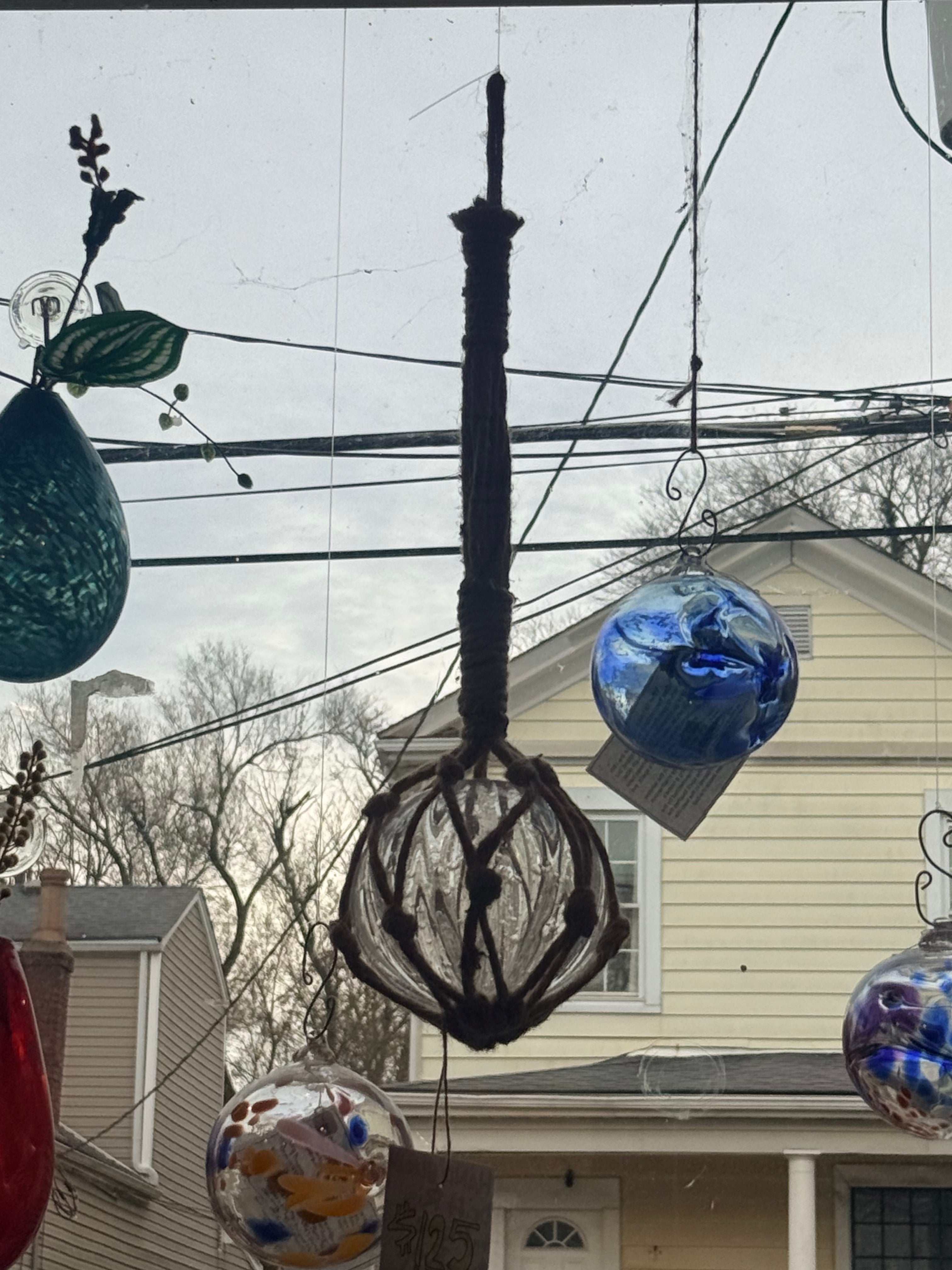 Flame Run: Hand Blown Glass and Macrame Drift Rig