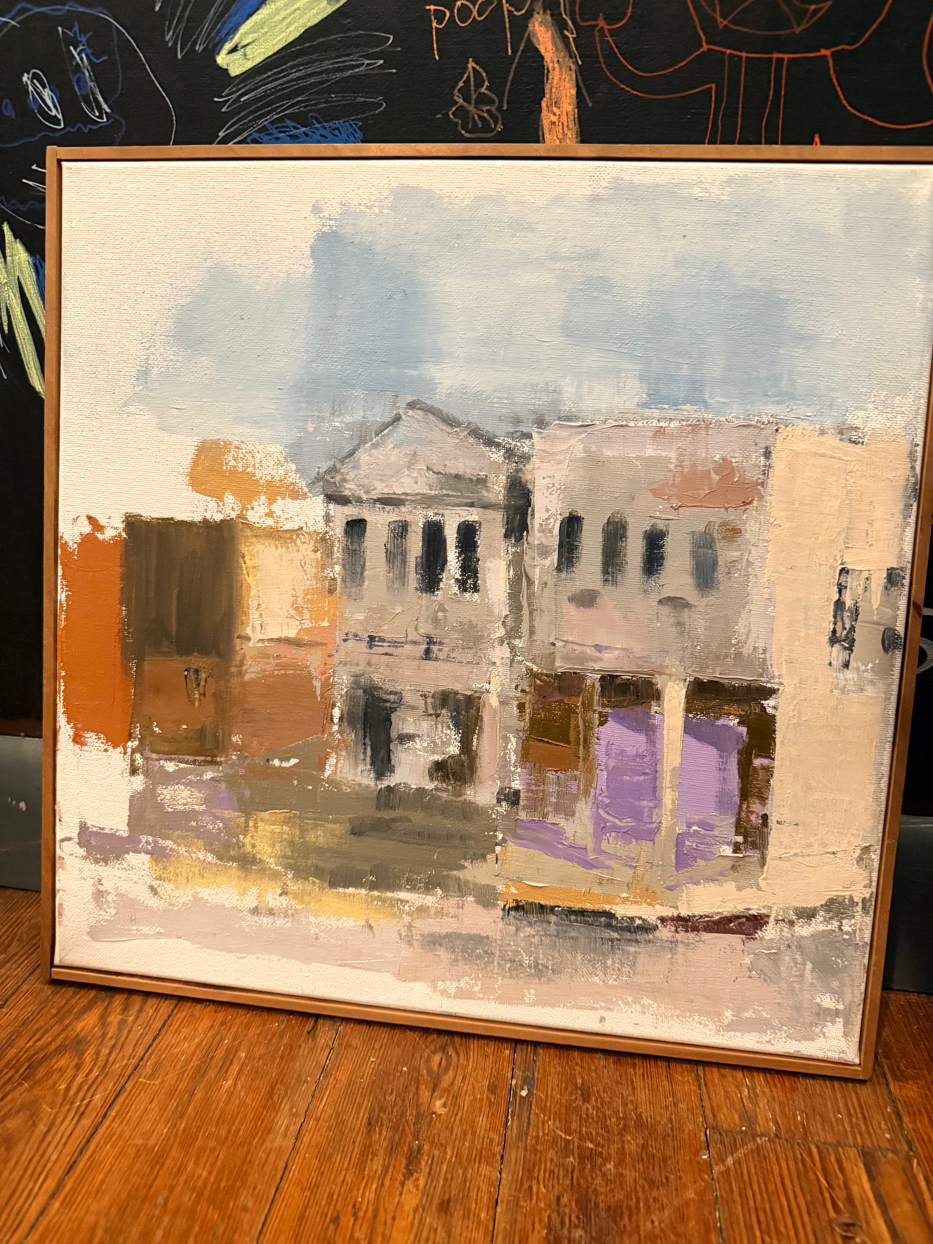 Shaylee Hall: Untitled Building Painting