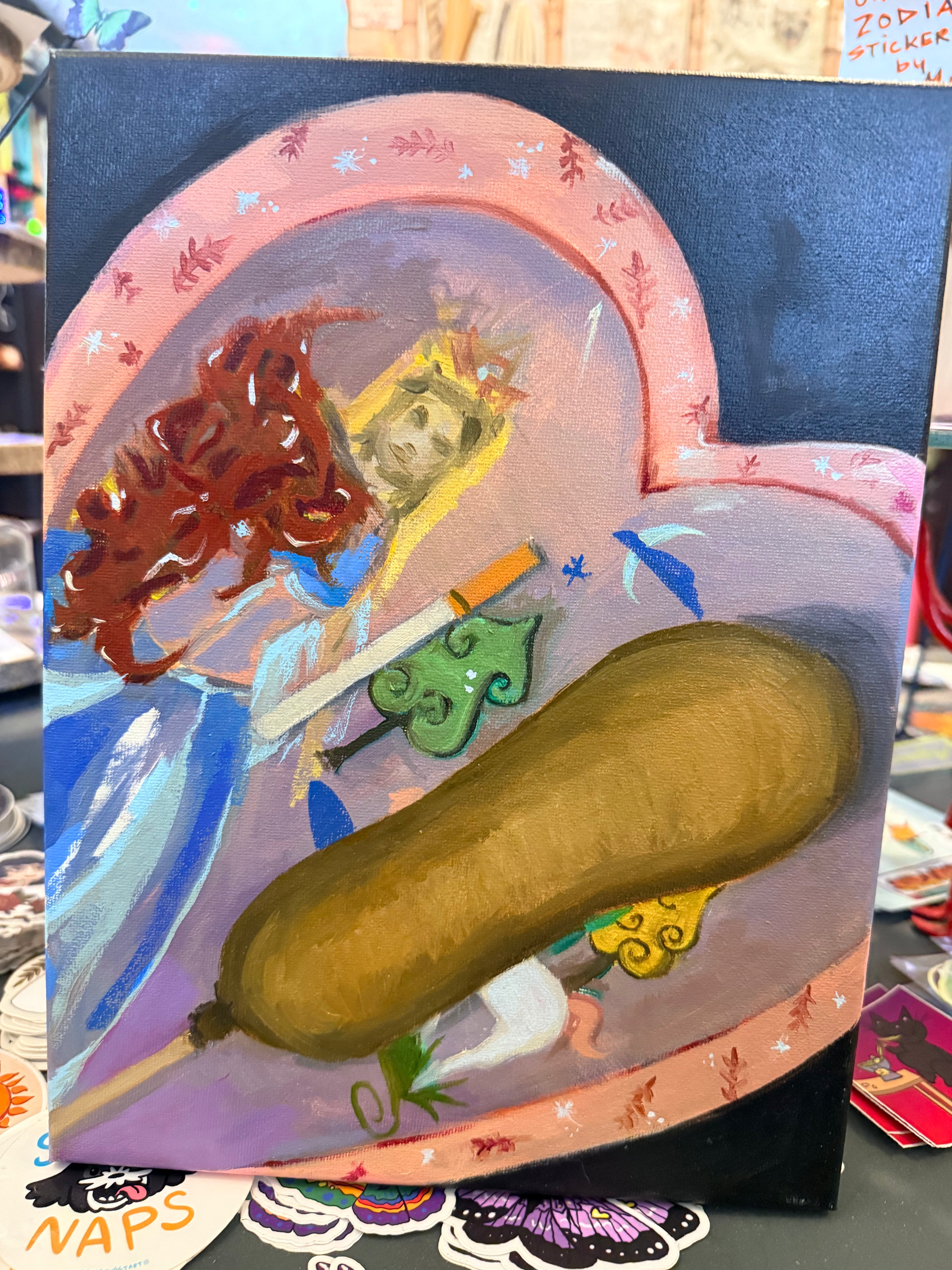Shaylee Hall: Corn Dog Still Life