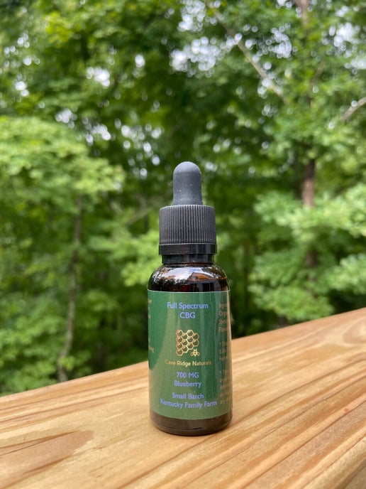 Cave Ridge Naturals: CBG Blueberry Tincture 700mg