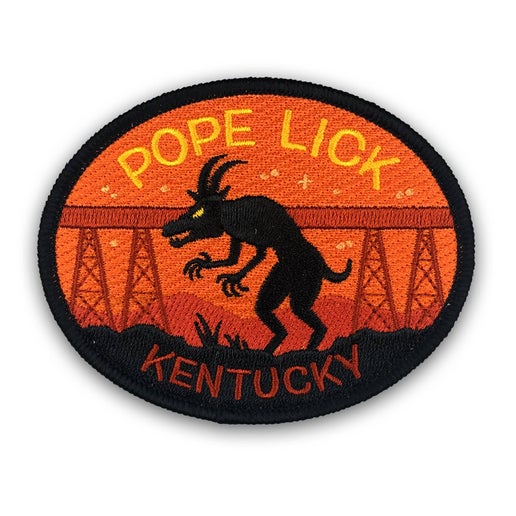 Monsterologist: Pope Lick, Kentucky Goat Man Travel Patch